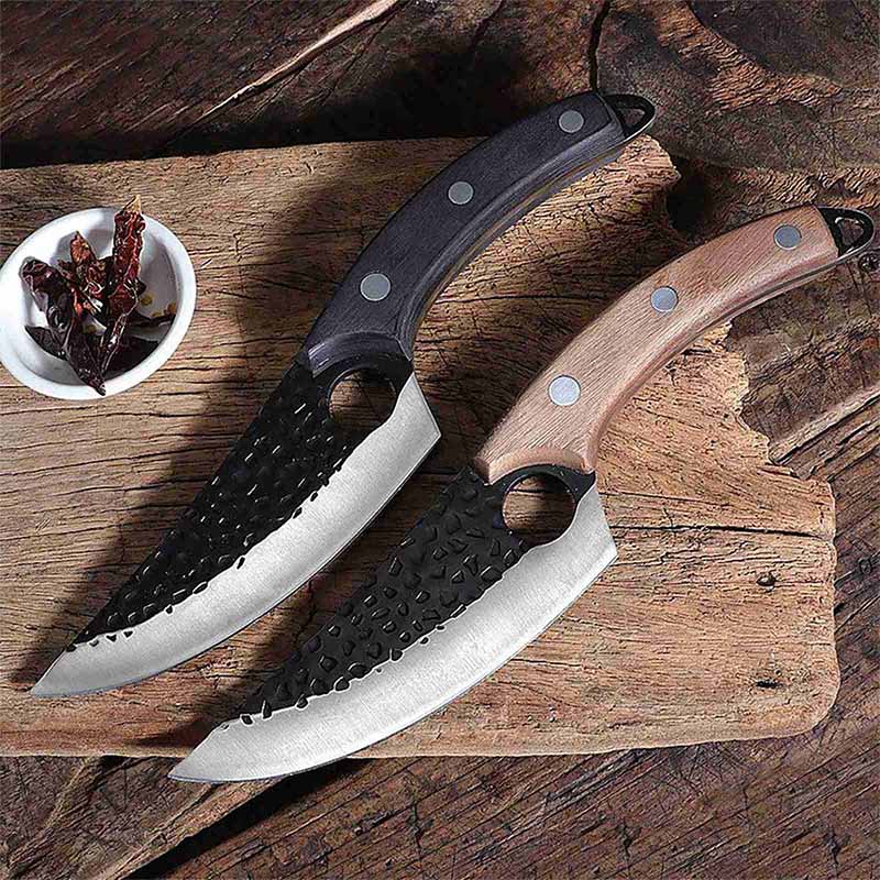 Japan Knives, Serbian Chef Knife Japanese Meat Cleaver Knife for Meat  Cutting with Sheath Kitchen Knives for Home, Outdoor Cooking, Camping 