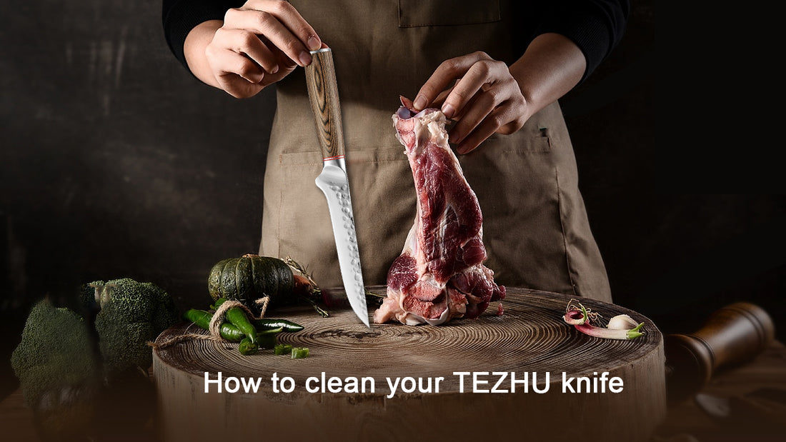 How to clean your TEZHU knife