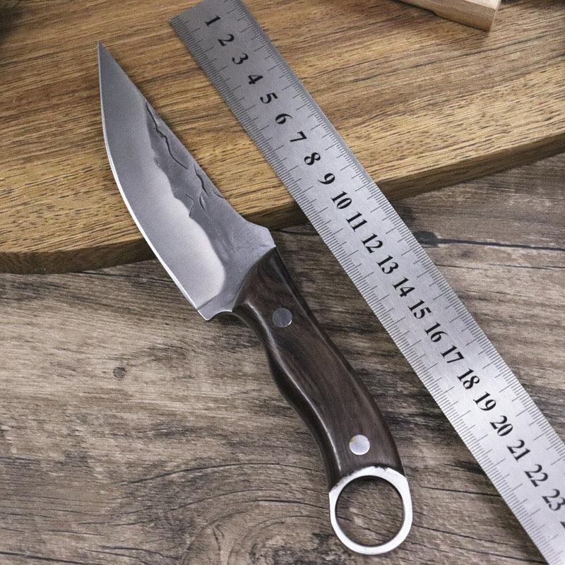 TheBoneEdge Mini Knife Set of 6 Pc Full Tang Wood Handle 3CR13